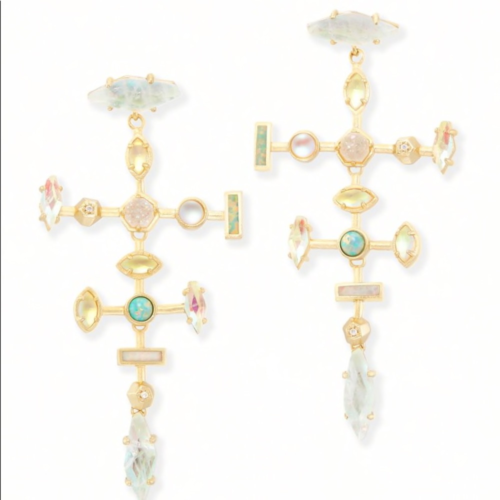 Kendra Scott Teagan earrings in gold